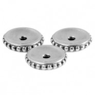 DQ metal bead Disc 11mm Antique silver